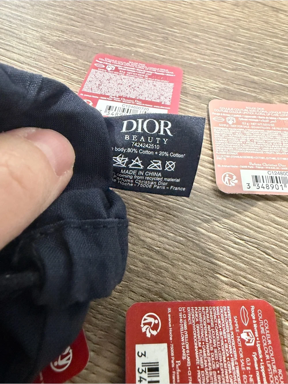 Dior Rouge Dior Sample Set‎ Iconic Couture Lipstick 4 Shades Pouch